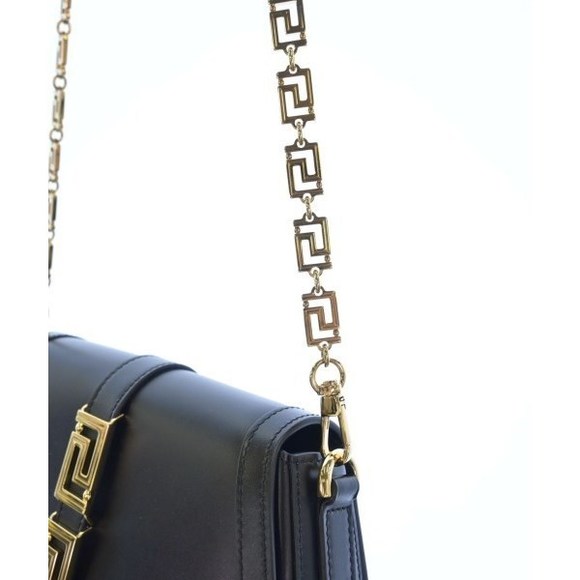 Versace Greca Goddess Shoulder Bag Handbags Black - Picture 10 of 13